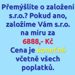 Jak mohu objednat založení společnosti?